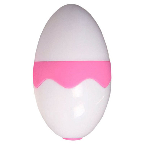 Бело-розовый стимулятор с язычком RestArt Tori RA-345