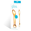 Золостистый стеклянный стимулятор простаты Glas GLAS-56 (17 см)