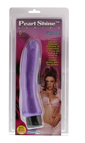 Реалистичный вибратор фиолетового цвета NMC PEARL SHINE 9 VIBRATOR 110213 (22,8 см)