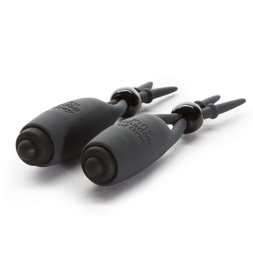 Серые вибростимуляторы для сосков Fifty Shades of Grey Sweet Torture FS-59957