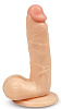Телесный фаллоимитатор с присоской Brazzers DWS030 (15 см)