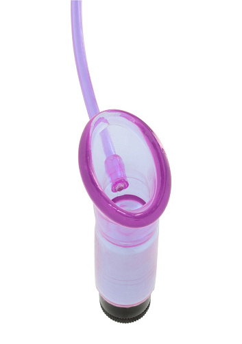 Фиолетовый клиторальный стимулятор с вибрацией Toy Joy PUSSYPUMP 3006009227