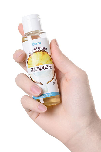 Масло для массажа с ароматом кокоса и ананаса ToyFa «Райский массаж» 722101 (50 мл)