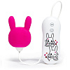 Розовый клиторальный стимулятор-зайчик Tokidoki SILICONE PURPLE BUNNY CLITORAL VIBRATOR E27705