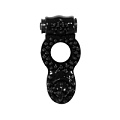 Чёрное эрекционное кольцо Lola toys Rings Ringer 0114-72Lola