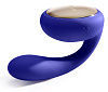 Синий вибромассажёр для пар Lelo Tara Midnight Blue LEL7489