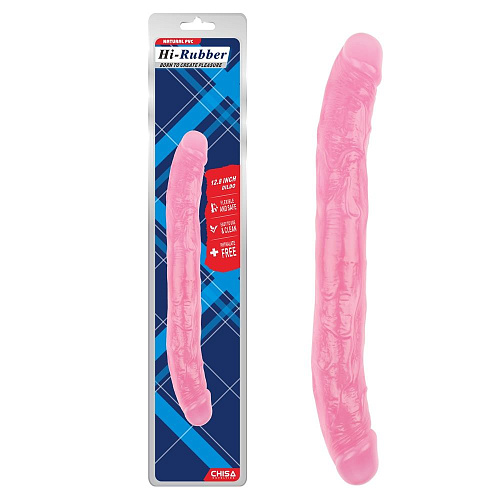 Розовый двусторонний фаллоимитатор Chisa 12.8 Inch Dildo CN-711926486 (32,5 см)