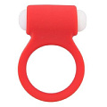Красное эрекционное виброкольцо Dream Toys LIT-UP SILICONE STIMU RING 3 RED 21159