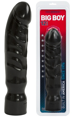 Чёрный фаллоимитатор-гигант Doc Johnson Big Boy 0236-11-CD (28,9 см)