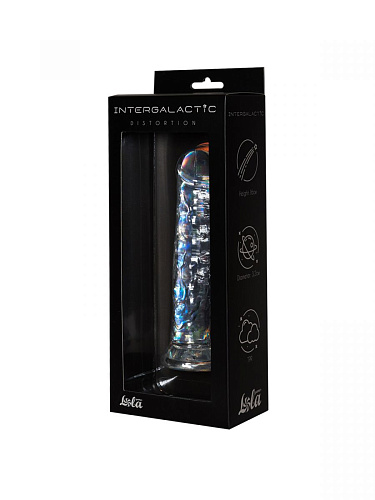 Прозрачный фаллоимитатор Lola toys Distortion 7080-02lola (18 см)