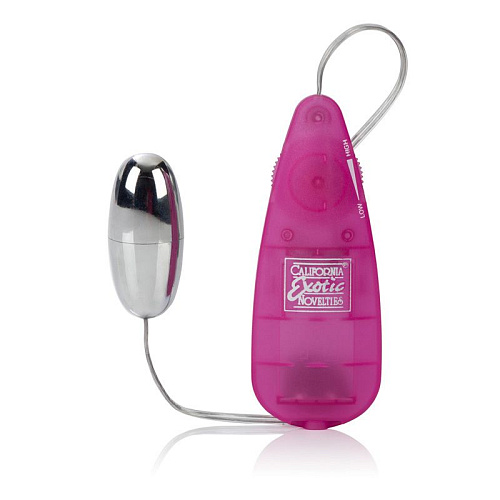 Розовая вибропробка California Exotic Novelties Booty Call Booty Gliders SE-0395-05-3 (9,5 см)