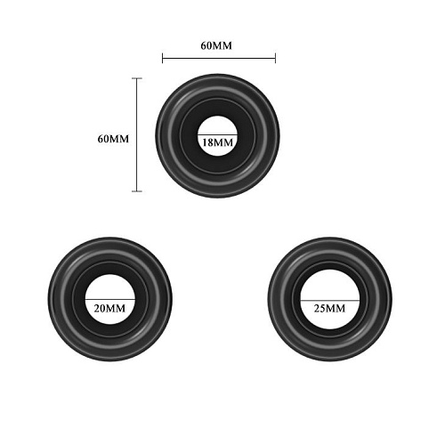Прозрачная вакуумная помпа со сменными насадками Baile BM-009033 (19 см)