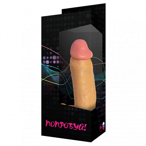 Телесный фаллоимитатор-реалистик с присоской Сумерки богов №2 201-02 BX DD (16 см)