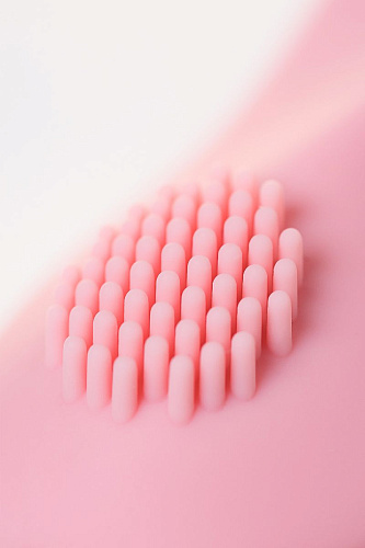 Розовый вибратор с двумя сменными насадками Le Stelle PERKS SERIES EX-3 LS12209