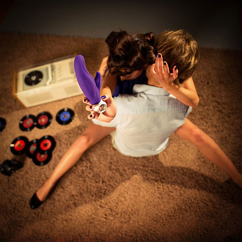 Вибратор с клиторальным отростком Fun Factory Lady Bi (22,1 см)