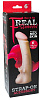 Телесная насадка с усиками на основании LOVETOY (А-Полимер) REAL Standard 865003 (19 см)