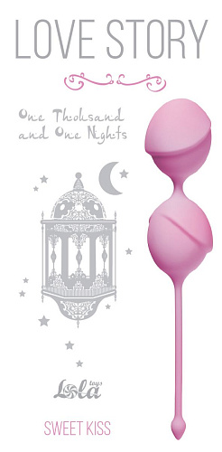 Розовые вагинальные шарики Lola toys One Thousand and One Nights 3004-01Lola