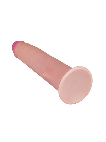 Реалистичный фаллоимитатор телесного цвета с бугорком LOVETOY (А-Полимер) 812100 (18,5 см)