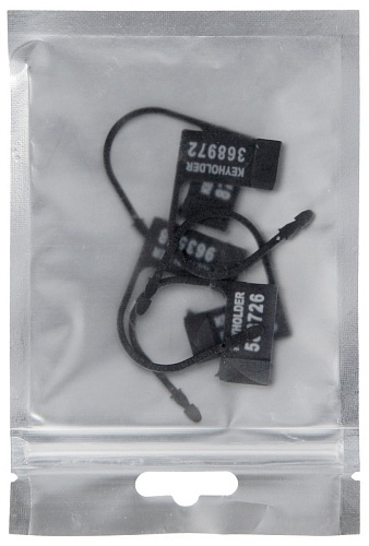 Чёрные пломбы-шильдики для пояса верности Shots Media BV MCGLOCK001BLK (5 шт)