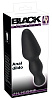 Чёрный анальный стимулятор из силикона Orion 0531952 (17,3 см)
