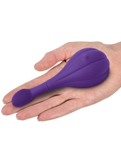 Фиолетовый вибростимулятор с 3 насадками Pipedream Focus Sonic Vibrator JJ10503