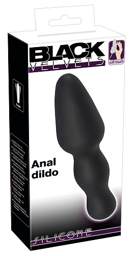 Чёрный анальный стимулятор из силикона Orion 0531952 (17,3 см)