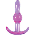 Фиолетовая анальная пробка NS Novelties Jelly Rancher T-Plug Wave NSN-0451-25 (9,7 см)