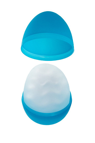 Мастурбатор-яйцо нежно-голубого цвета с охлаждающей смазкой Tenga COOL EGG-001C
