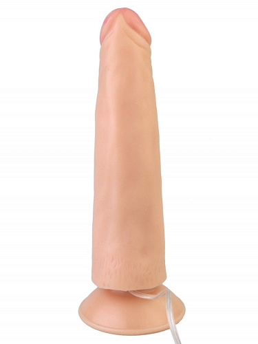 Реалистичный вибратор на присоске телесного цвета Сумерки богов 204-03 CD DD (17 см)