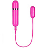Розовая вибропулька с пультом Dream Toys GOOD VIBES 10 RHYTHM BULLET 21074