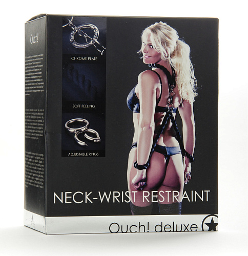 Комплект Neck-Wrist Restraint: наручники и ошейник Shots Media BV OULUX003