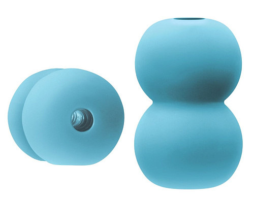 Голубой сквозной мастурбатор NS Novelties Moon Stroker NSN-0486-17