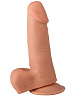 Гелевый телесный фаллоимитатор-реалистик на присоске LOVETOY (А-Полимер) 101700 (15,5 см)