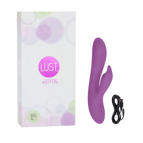 Фиолетовый перезаряжаемый хай-тек вибромассажёр Jopen L15 JO-4730-05-3 (22 см)