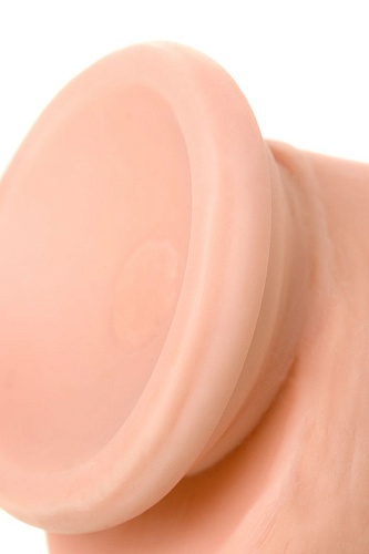 Реалистичный вибратор телесного цвета ToyFa RealStick Elite VIBRO 981004/1 (18 см)