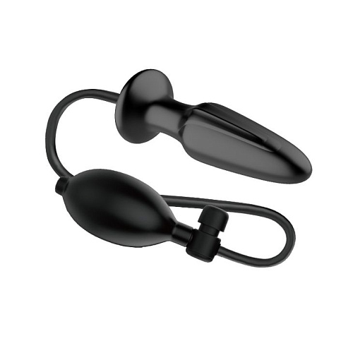 Чёрная анальная втулка с расширением Baile Mr Play BW-008098Q-MR (13 см)