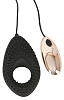 Вибростимулятор чёрный с золотым для пар с пультом Orion Couples Cushion  05937370000