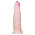 Рельефный фаллоимитатор телесного цвета на присоске LOVETOY (А-Полимер) ART-Style №19 010407