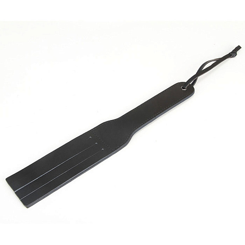 Чёрная двухсторонняя шлепалка Erotic Fantasy Double Paddle EFW022 (35 см)