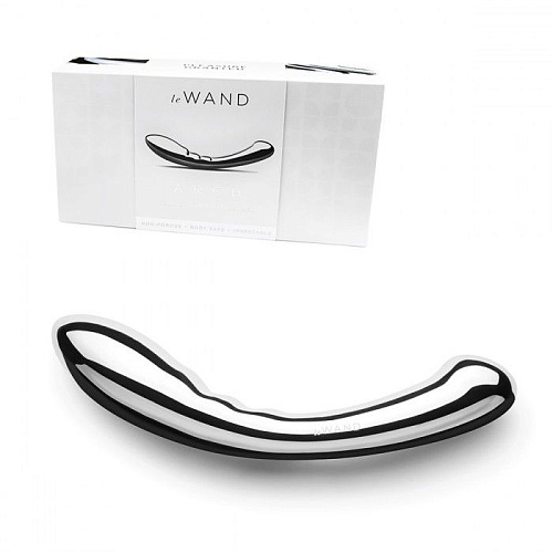 Серебристый утяжелённый стимулятор для точки G Le Wand Arch LW-023 (19,7 см)