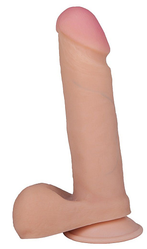 Телесный фаллоимитатор на присоске LOVETOY (А-Полимер) F F BEST COCK 6 591404