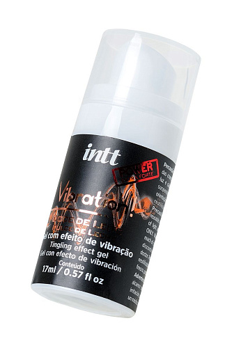 Жидкий массажный гель с ароматом сгущенного молока и эффектом вибрации INTT VIBRATION Dulce de Leche  FU29