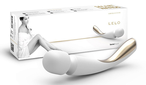 Профессиональный массажёр белого цвета Lelo Smart Wand Medium Ivory LEL8296