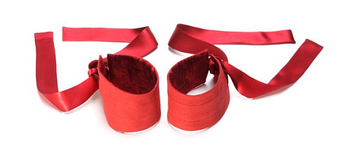 Красные шелковые наручники Etherea (LELO) Lelo LEL1432