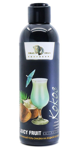 Интимный гель на водной основе с ароматом кокоса БиоМед JUICY FRUIT BMN-0025 (200 мл)