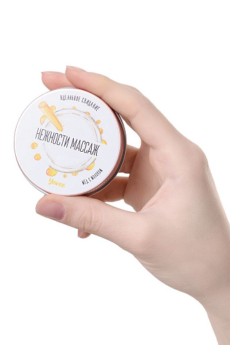 Массажная свеча с ароматом меда с молоком ToyFa «Массаж нежности»  722004