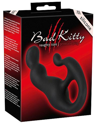 Чёрный массажёр простаты без вибрации Orion 0511366 (18 см)