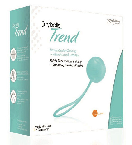 Зелёный вагинальный шарик Joy Division Joyballs Trend Single 15026