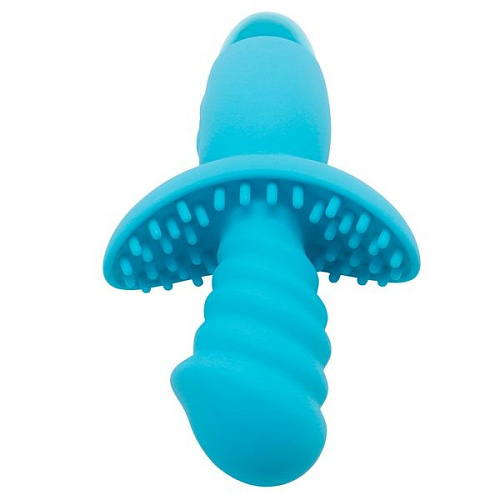 Голубой вибратор Howells INDULGENCE Rechargeable Wild Ride 174214blue (16,5 см)