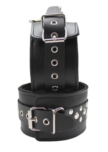 Чёрные поножи на мягкой подкладке Подиум Р254